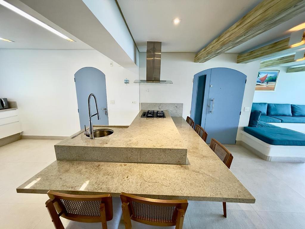 Apartamento Guaruja Morro Do Maluf De Frente Ao Mar! Eksteriør bilde