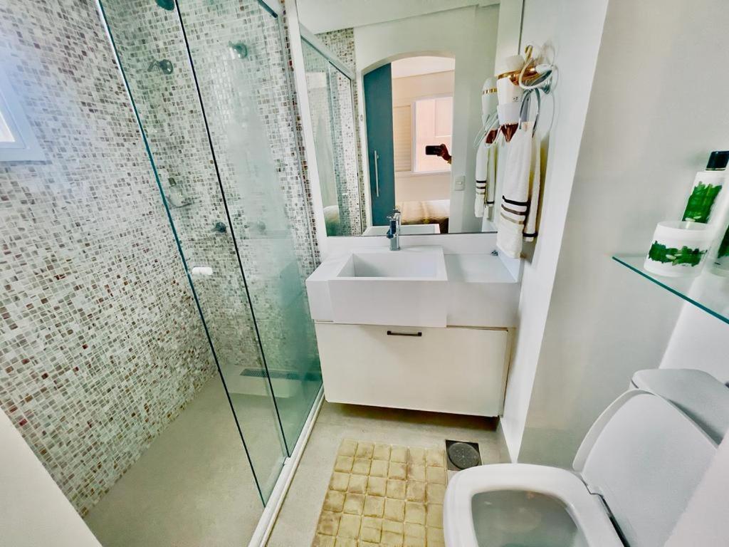Apartamento Guaruja Morro Do Maluf De Frente Ao Mar! Eksteriør bilde