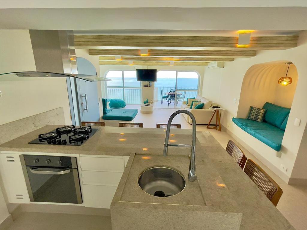 Apartamento Guaruja Morro Do Maluf De Frente Ao Mar! Eksteriør bilde